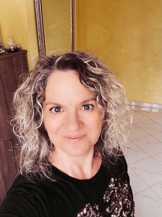 Moni auf einem echten Selfie